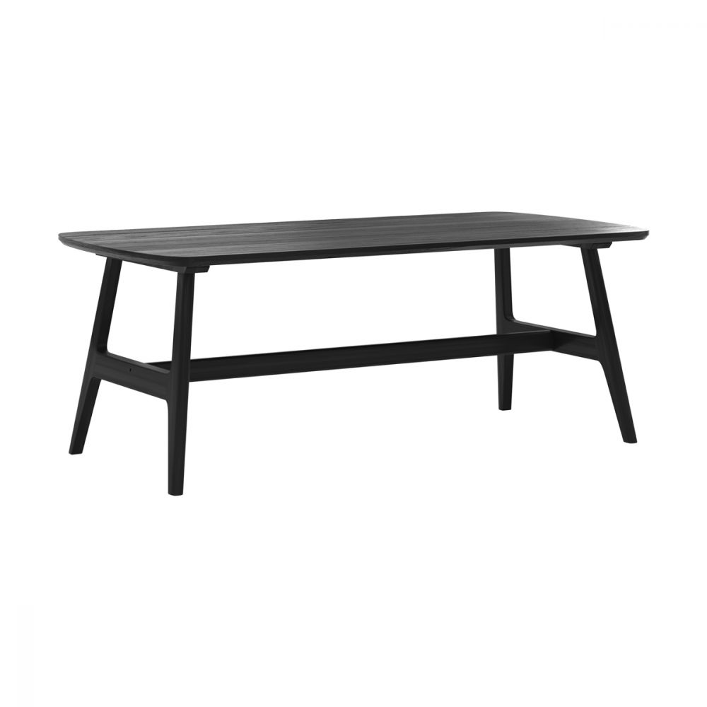 table basse noire suly en bois
