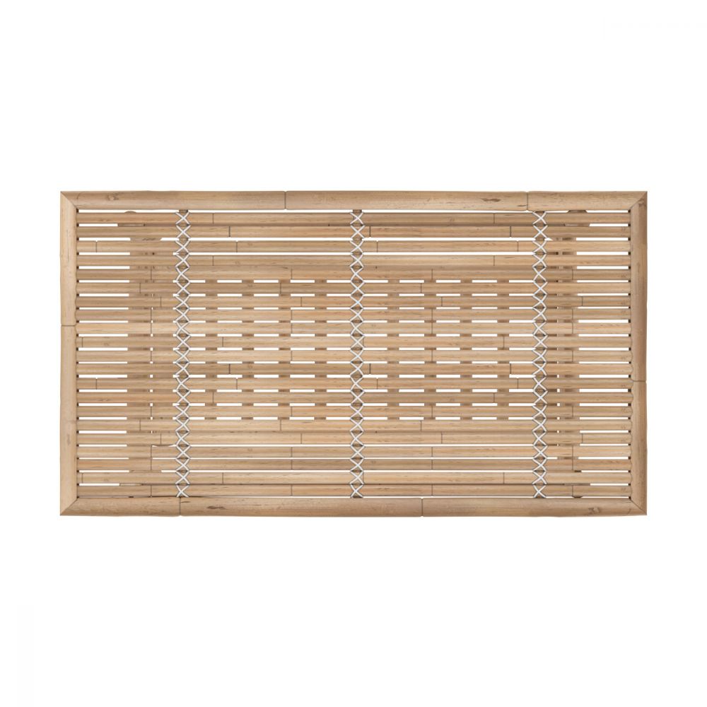 table basse rectangulaire en bambou vadella