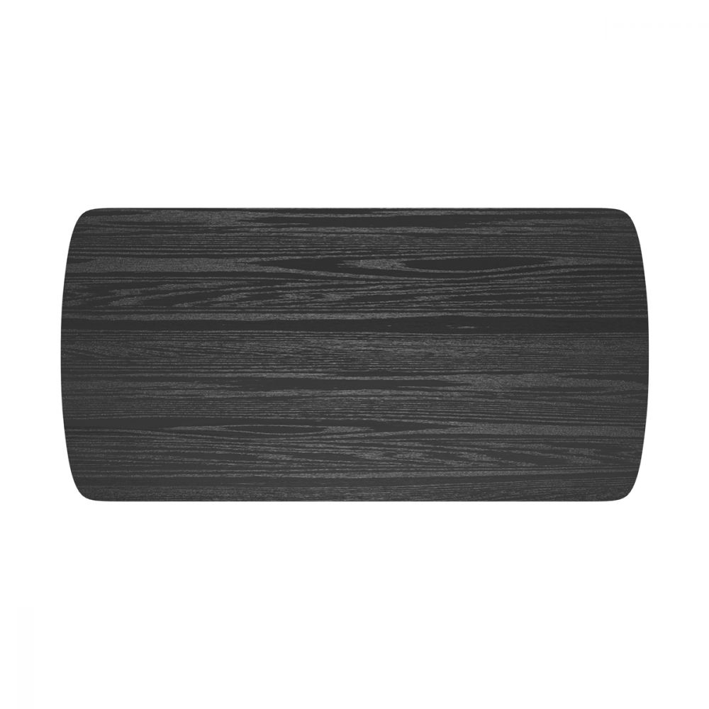 table basse suly noire en bois rectangulaire