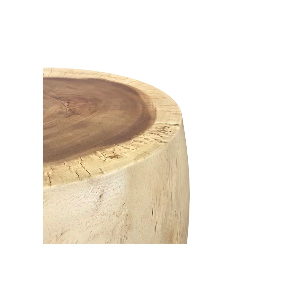 table d appoint toha ronde en bois de suar