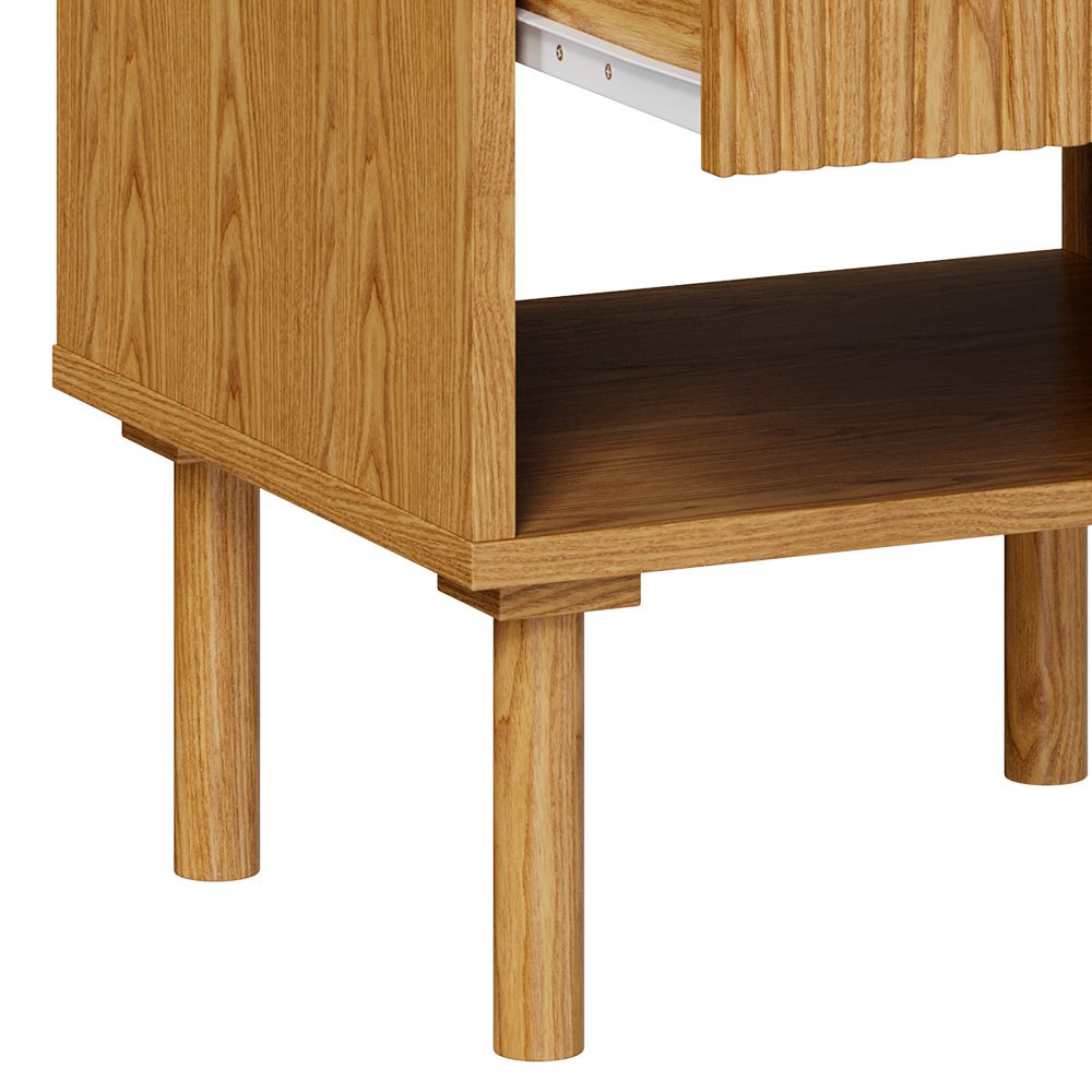 table de chevet ines en bois et 1 tiroir