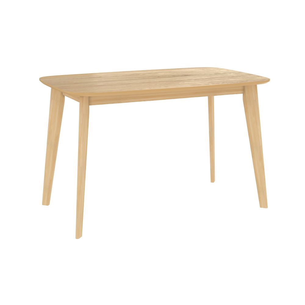 table en bois clair oman 120 cm