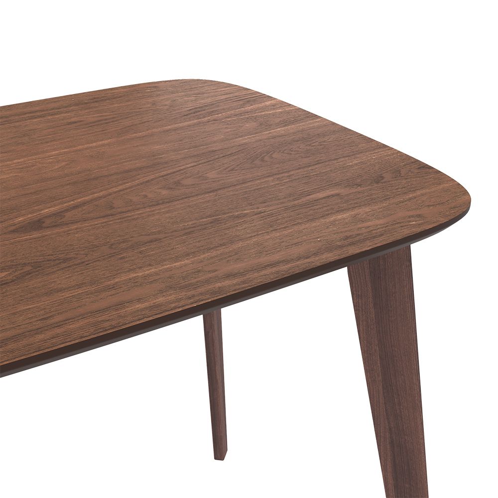 table en bois fonce oman 120 cm