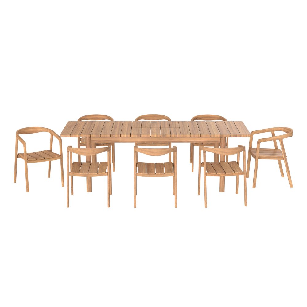table et chaises de jardin kora