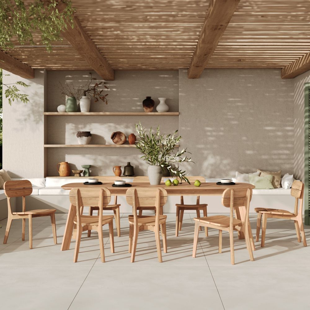 table et chaises exterieur de jardin 8 personnes lumo