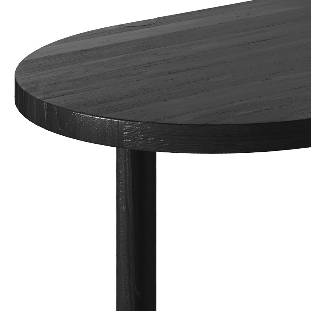 table ovale en bois de teck 220 cm pero