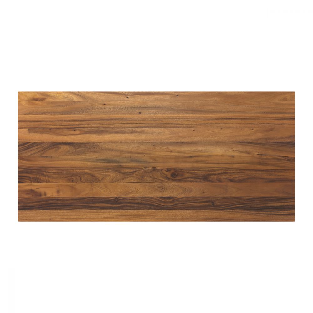 table rectangulaire 220 cm bois de suar et metal ethnqiue