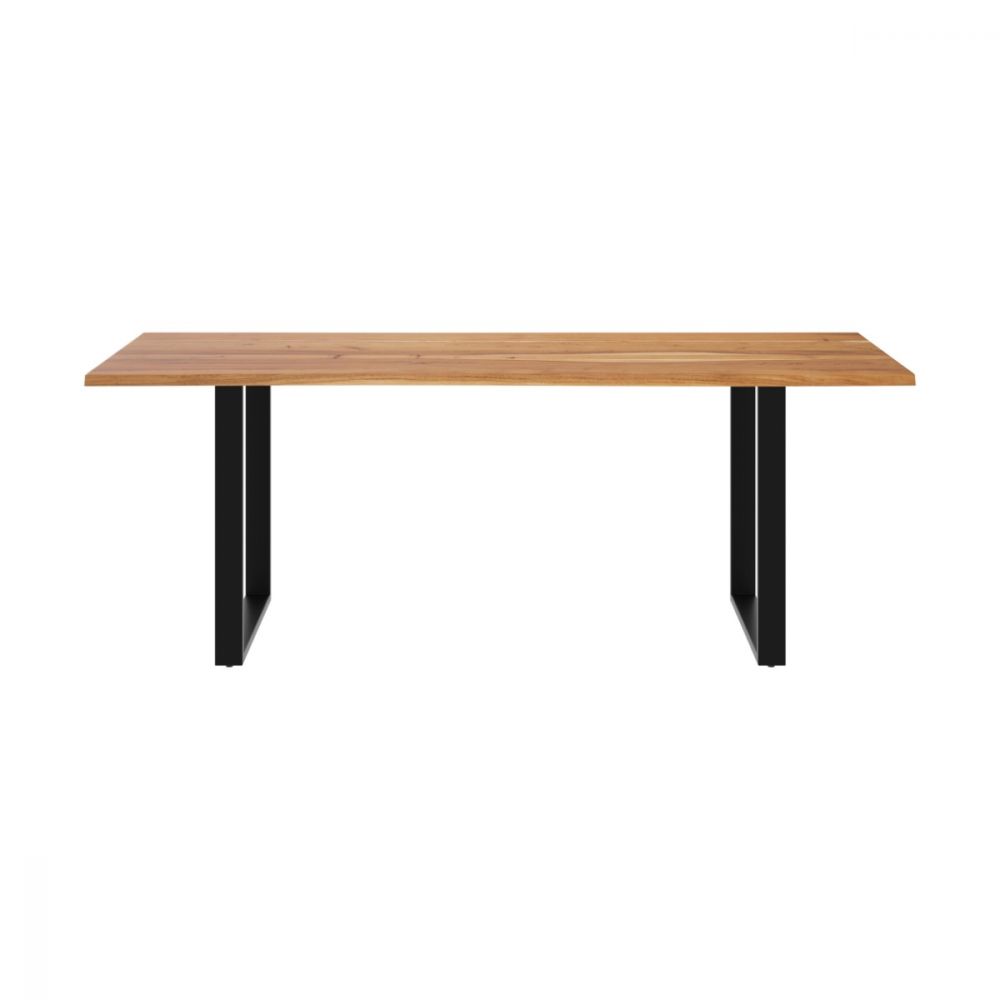 table rectangulaire 8 personnes en bois 220 cm joko