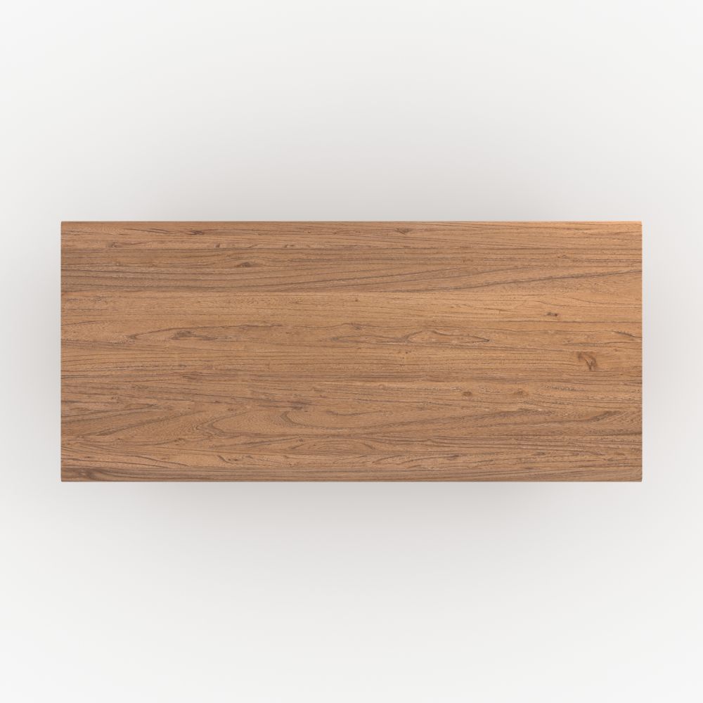 table rectangulaire bois d orme albane 8 personnes