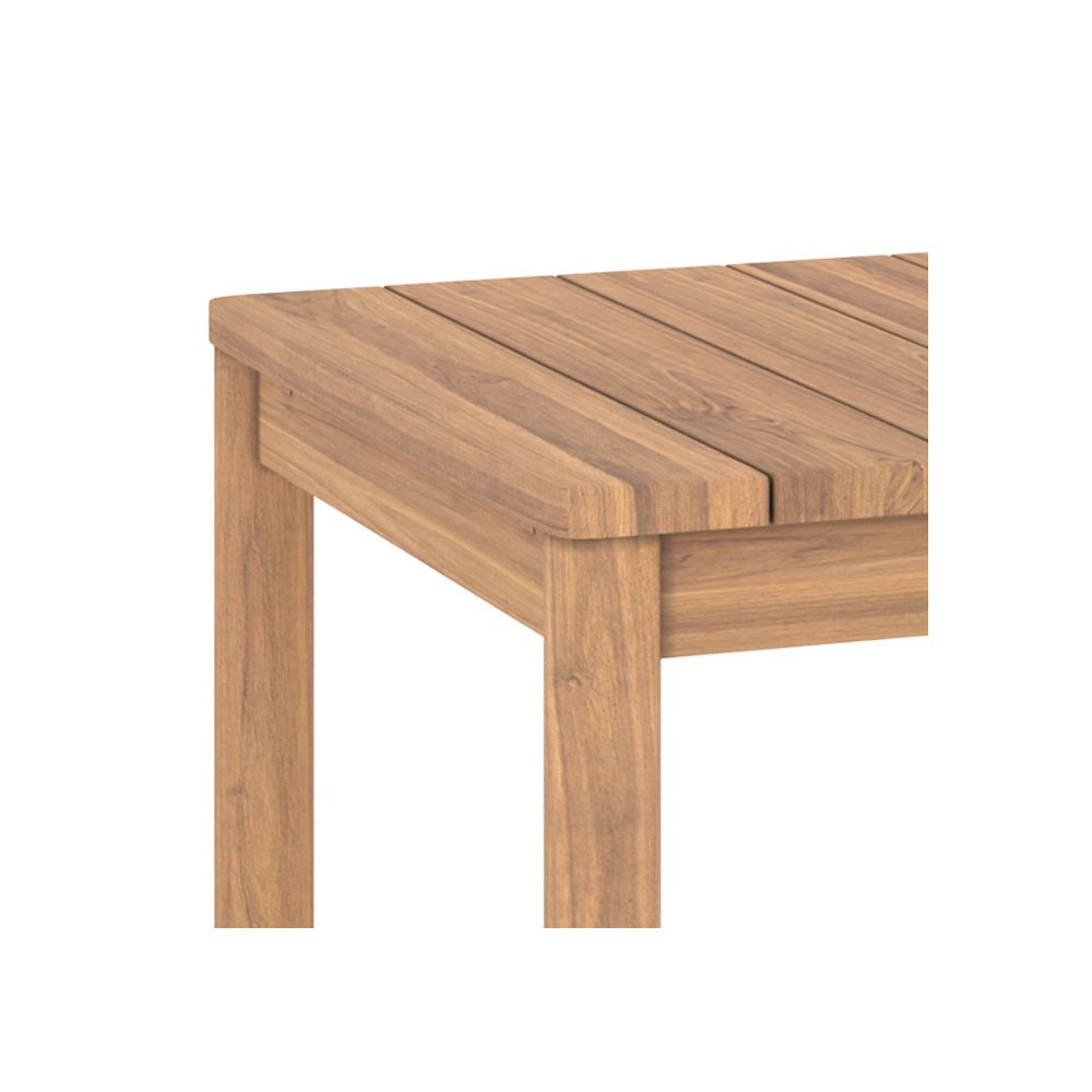 table rectangulaire de jardin en bois de teck massif 6 10 personnes berka