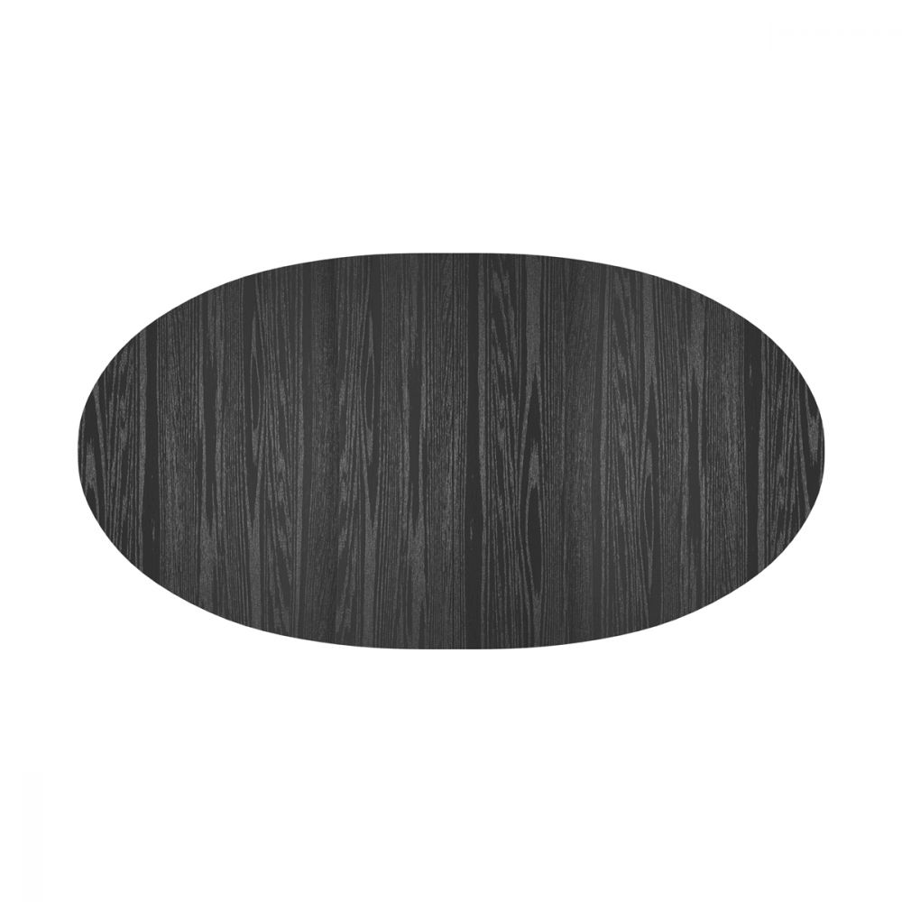 table scandinave en bois noir eddy extensible