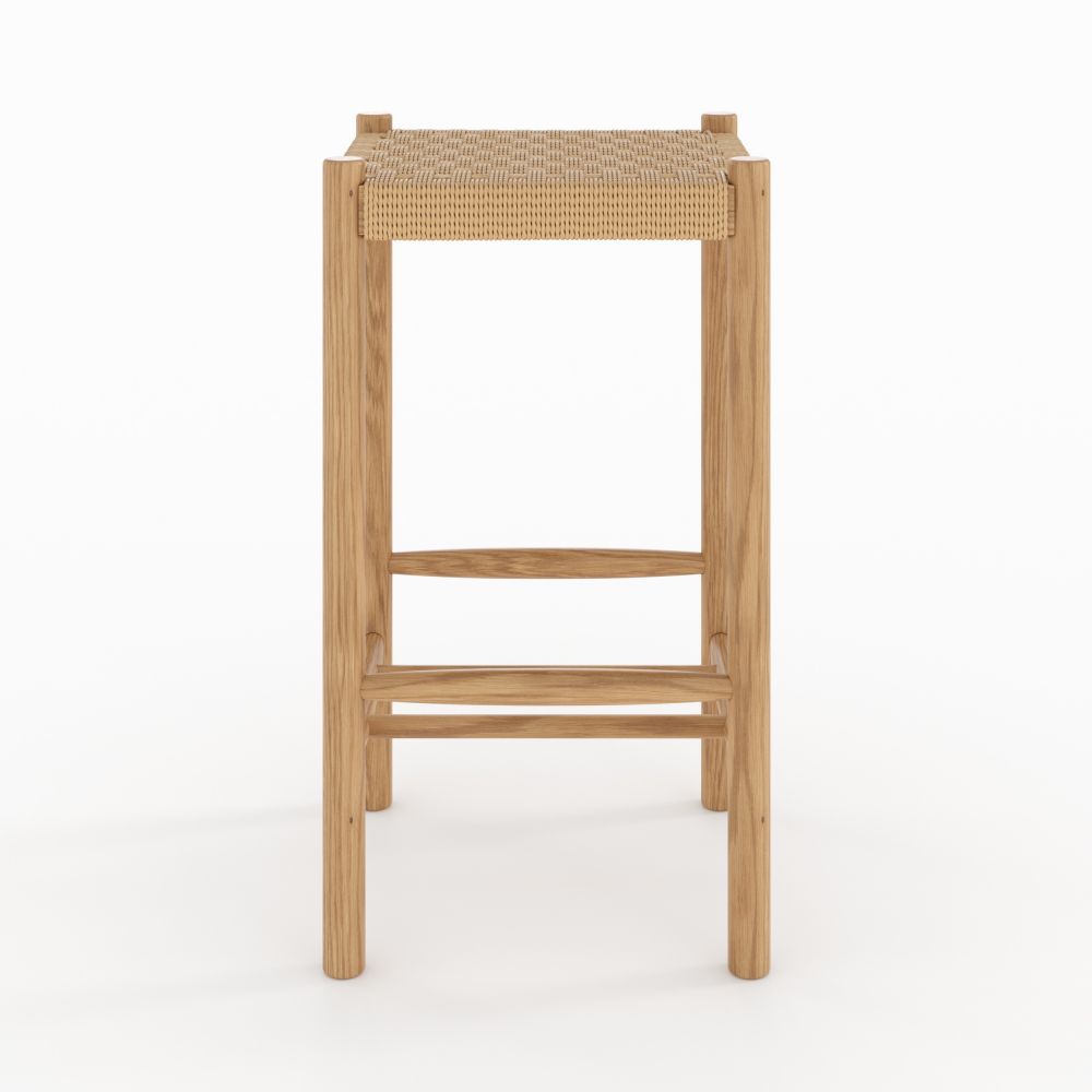 tabouret bar kepler 65 cm bois chene