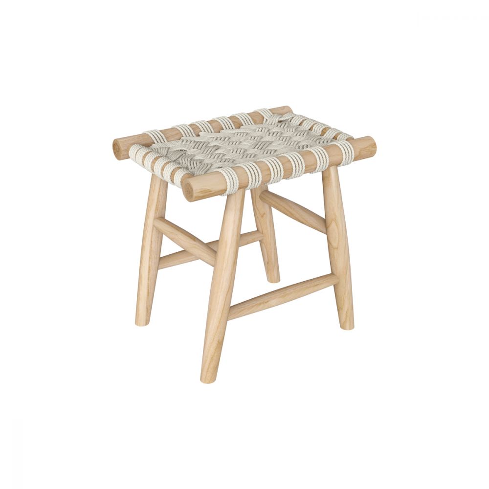 Tabouret trix Hoki blanc