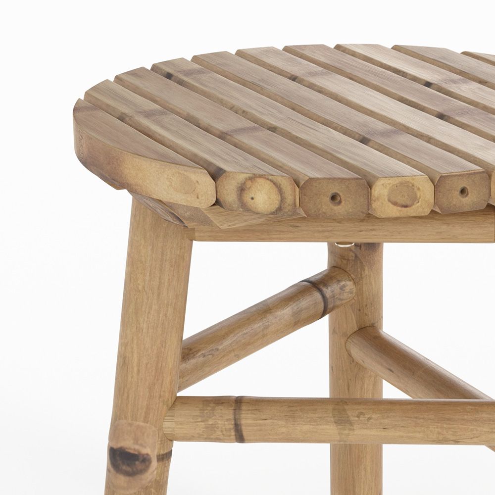 tabouret jardin eli en bambou