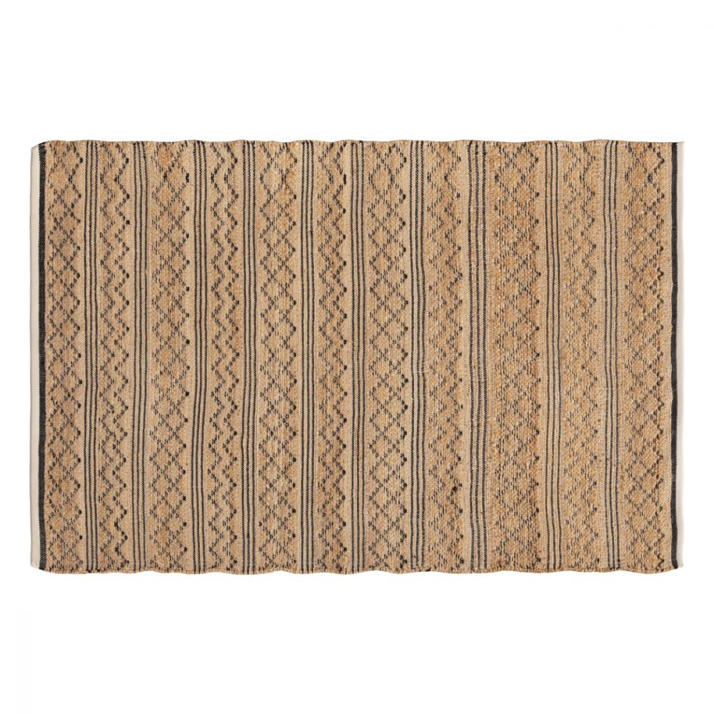 tapis garcia en jute ray_ avec forme geometrique 180x120 cm