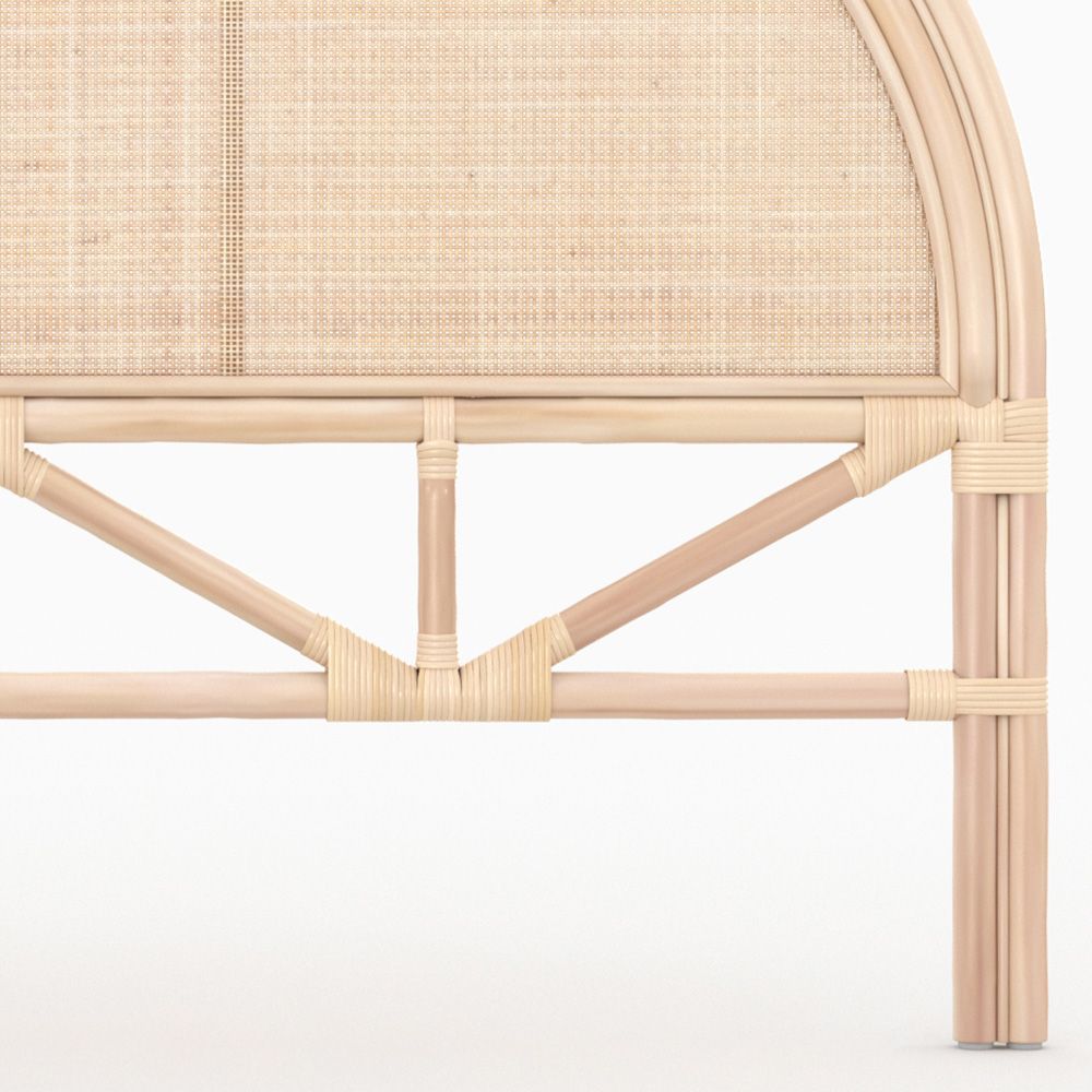 tete de lit rotin et cannage 140 cm madya