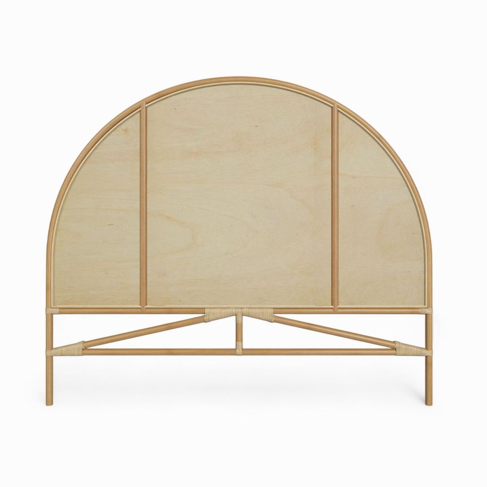 tete lit beigia en rotin 160 cm