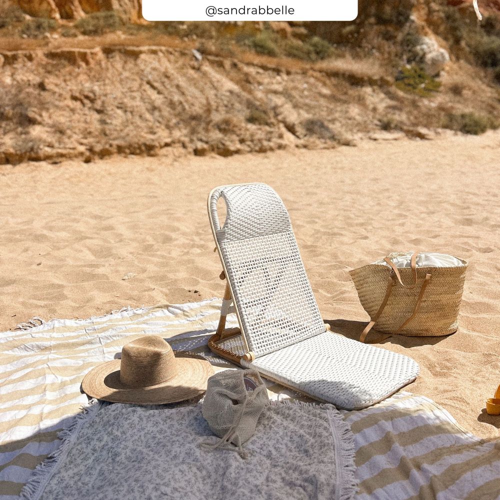 transat de plage favignana sable sandrabbelle