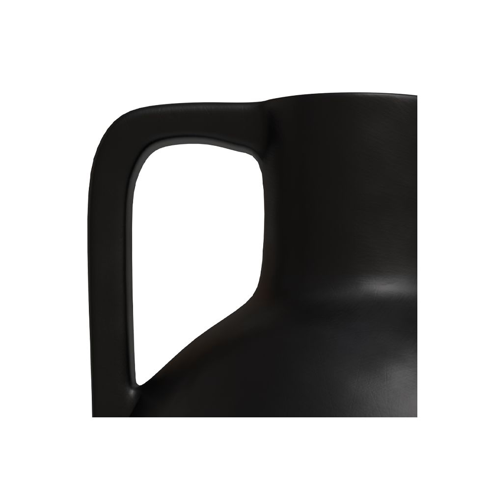 vase avec anses noir en terre cuite solenn