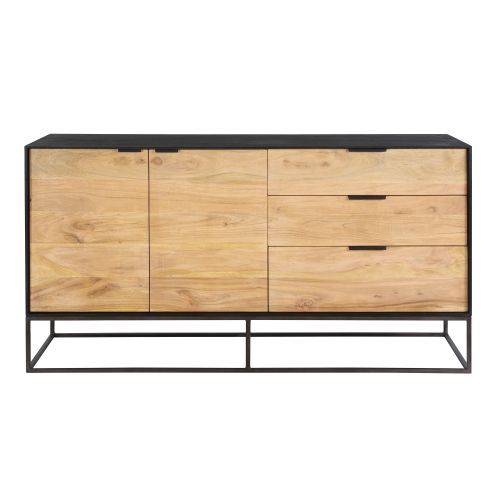 acheter buffet en bois et metal jackson