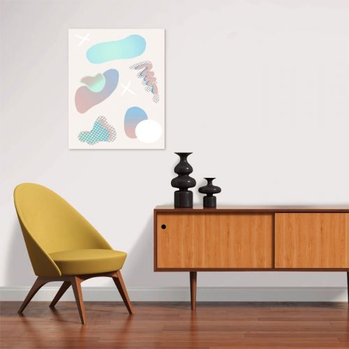 acheter poster beige 40 x 50 papier odile