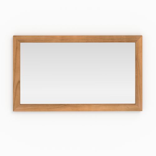 clea miroir mural de salle de bain rectangulaire en bois