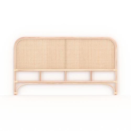 lit grace tete rotin cannage 160cm rendez vous deco