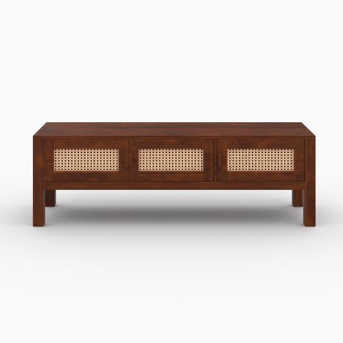 meuble_tv_tiki_boheme_bois_fonce_manguier_style_vintage_cannage
