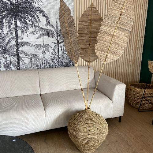 palme matiere naturelle lot de 3