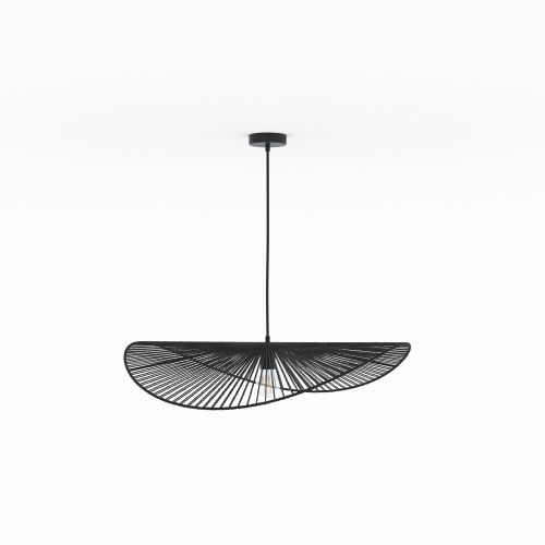 suspension en corde noir mada 75 cm