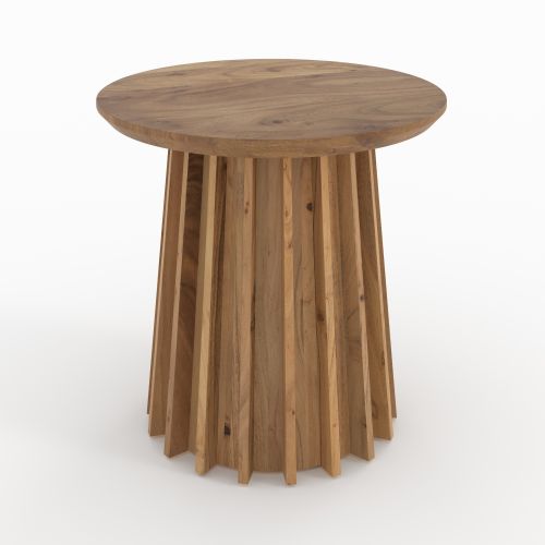 suzon table d appoint en bois massif acacia