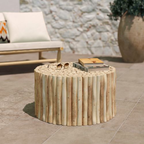 table basse ronde de jardin imani d 70 cm