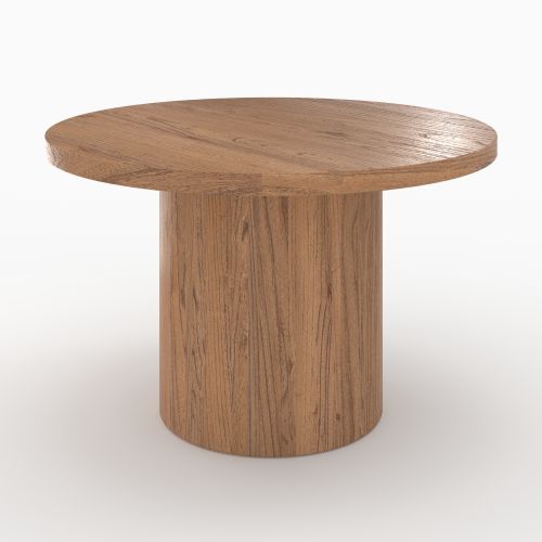 table gaston en bois d orme 4 personnes