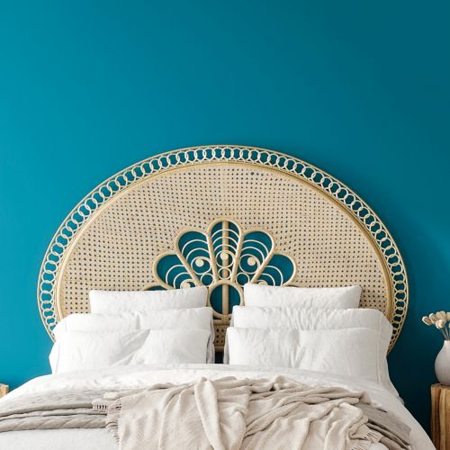 tete de lit gabriella rdv deco rotin arrondie 140 cm