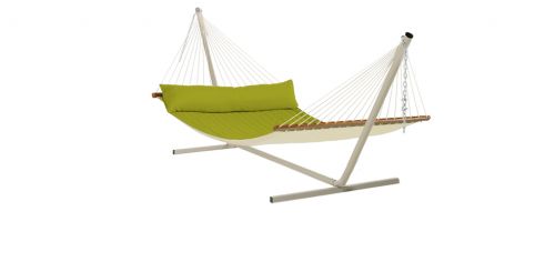 achat hamac tissu vert metal pas cher