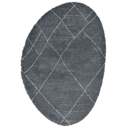 achat tapis ovale gris 230 cm 160 cm