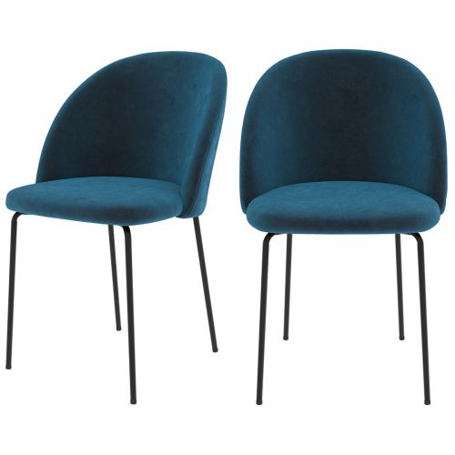 acheter chaise velours bleu fonce karl_1