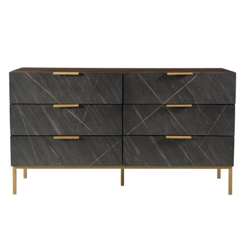 acheter commode 6 tiroirs en ardoise