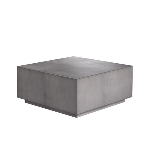 acheter table basse carre design en beton