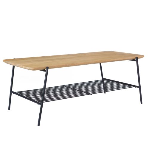 acheter table basse en bois et metal