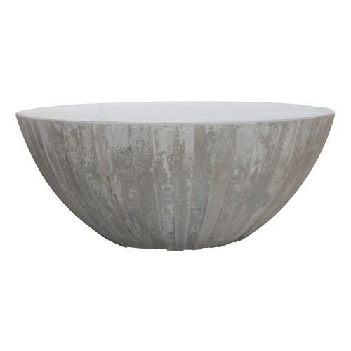 acheter table basse ronde en beton