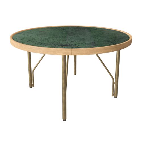acheter table basse ronde marbre vert