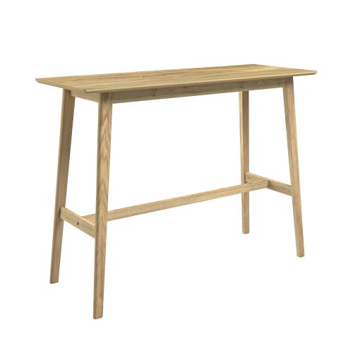 acheter table de bar en bois clair naturel