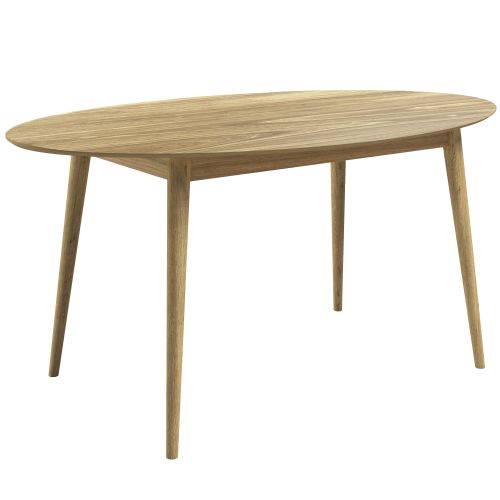 acheter table oval en bois