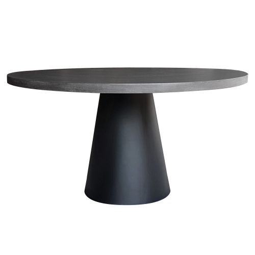 acheter table ronde grise lavastone