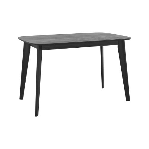 table oman 120 cm en bois noir
