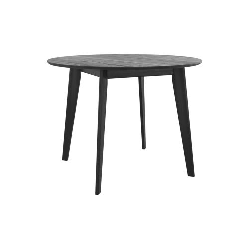 Table ronde Réno ∅100 cm en bois noir