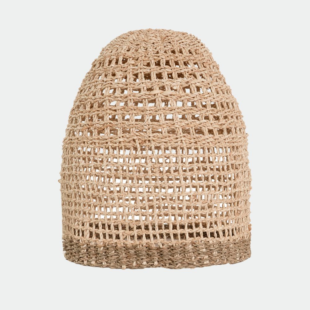 achat abat jour ajoure en matiere naturelle_main - miniature