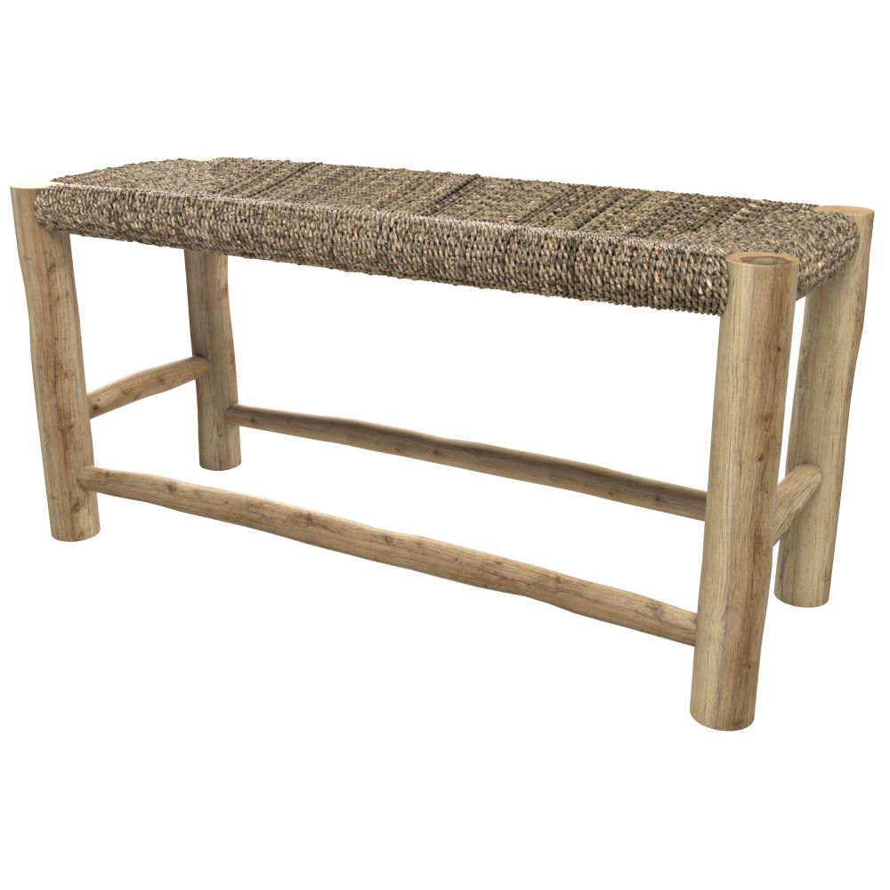 achat banc ethnique tresse - miniatura