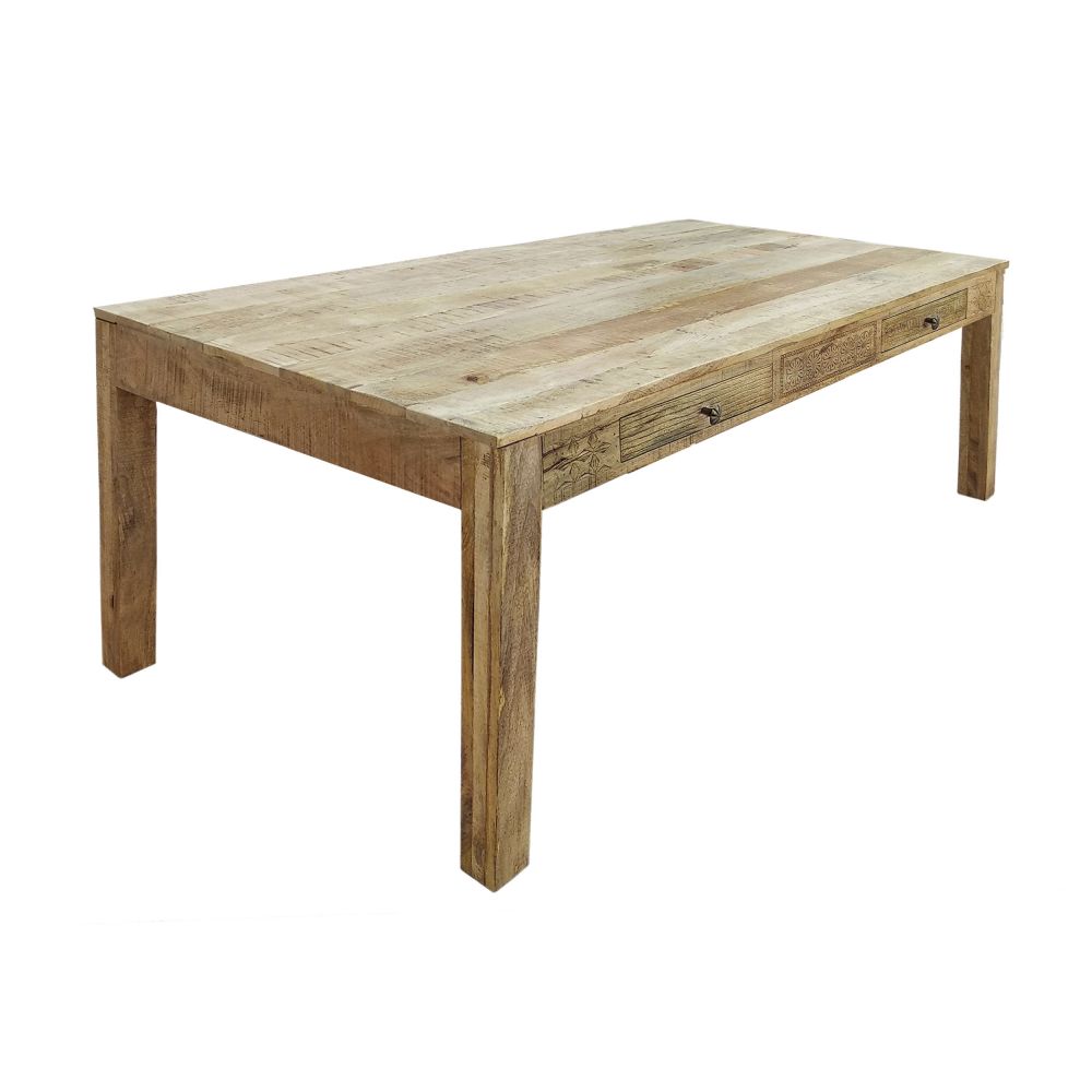 achat table a manger en bois - miniature